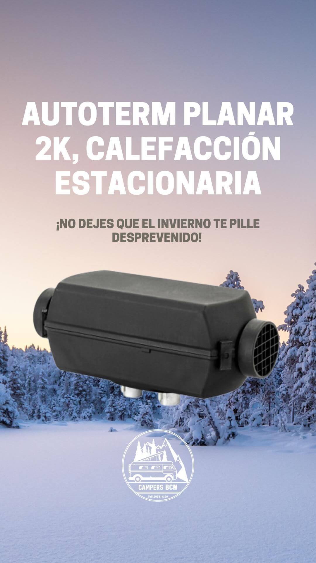 Inviernos Cálidos con nuestras calefacciones para tu Camper